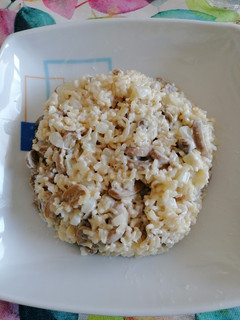 Una foto de "Risotto" de champiñones