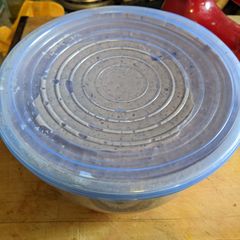 A picture of Chia seed overnight oats with Maca Powder.