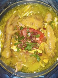 Foto resep "SOTO AYAM KUAH KUNING"