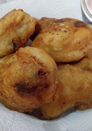 Una foto de Buñuelos con anchoas de Bigote cocina