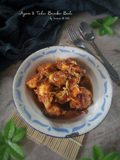 Foto resep Ayam & Tahu Bumbu Bali