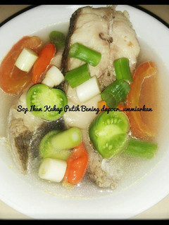 Foto resep Sop ikan kakap putih bening
