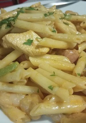 Una foto de Pasta Jambalaya Express