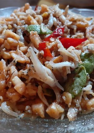 Foto resep Teri nasi tempe pete