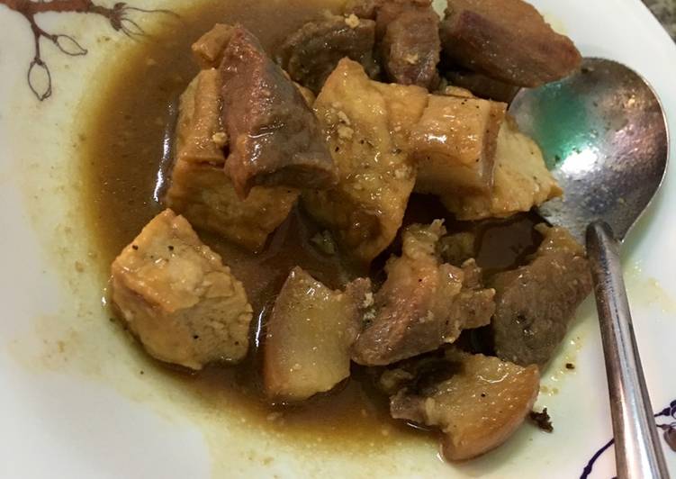 Recipe of Perfect Thịt heo kho đậu khuôn chiên