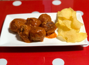 Foto principal de Albóndigas de soja texturizada al horno 🌱vegetariana