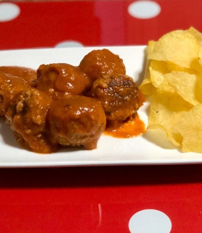 Foto principal de Albóndigas de soja texturizada al horno 🌱vegetariana