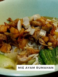 Foto resep Mie ayam rumahan simple