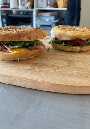 Une photo de Bagel fait maison