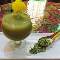 A picture of Saunf ki thandai.