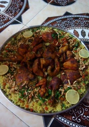 صورة لوصفة اوزي دجاج