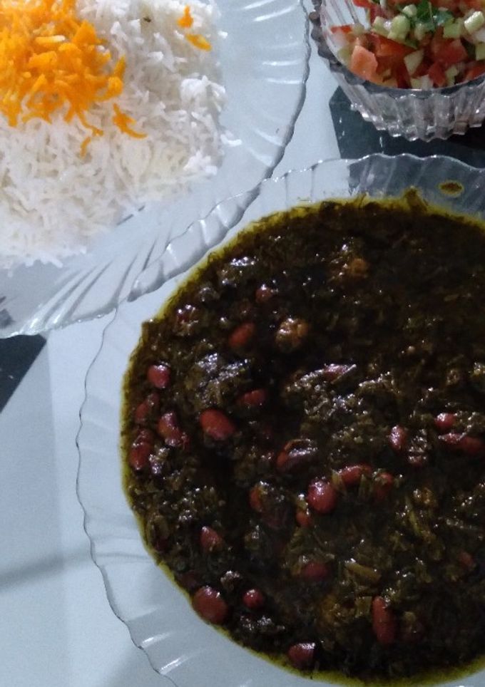 عکسی از دستور قورمه سبزی با کوفته قلقلی