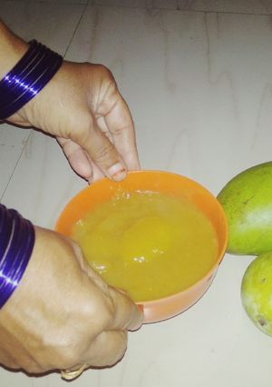 A picture of Mango Uduku Pachadi.
