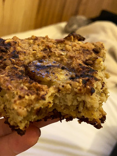 Una foto de Torta de avena y banana