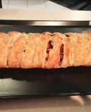 Apfelstrudel o strudel de manzana