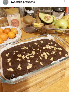 Una foto de Brownie vegano