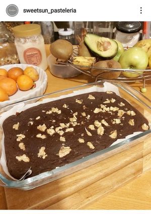 Una foto de Brownie vegano