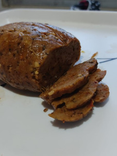 Una foto de Longaniza vegana