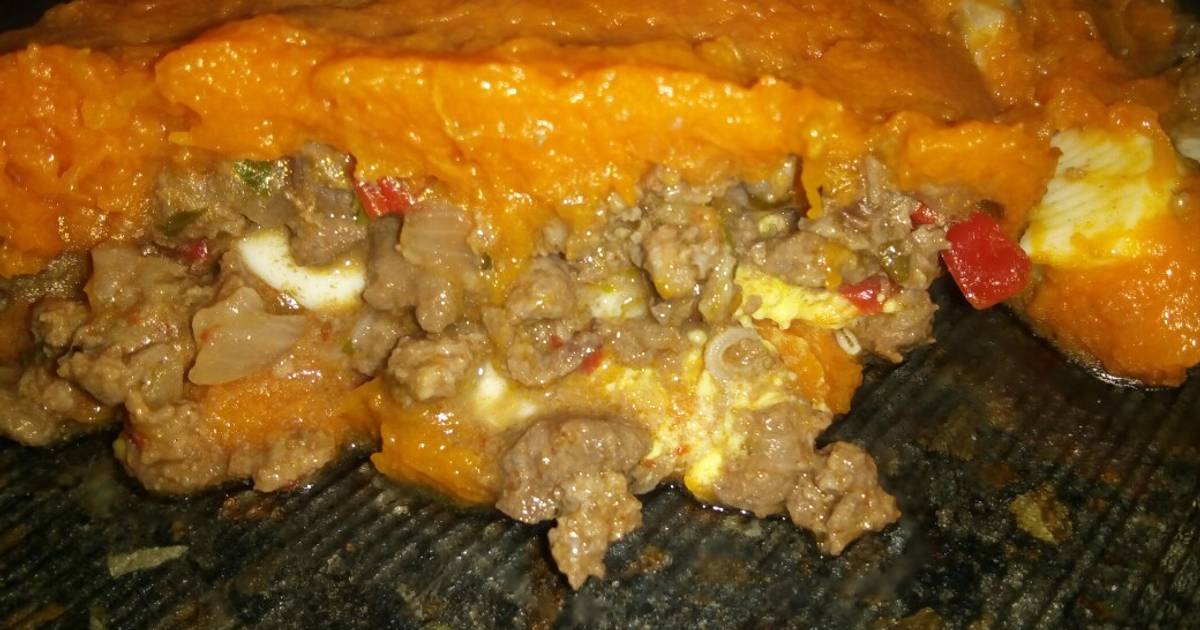 Pastel de zapallo y carne Receta de Flor Stocker Cookpad