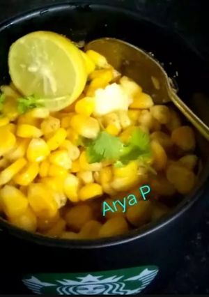 A picture of Buttery American corn bhel.