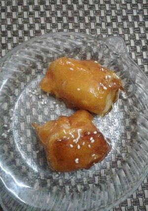 A picture of Caramelised banana.