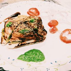 A picture of Bombay Masala Toast Sandwich.