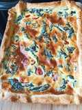Tarte épinards tomates cerises