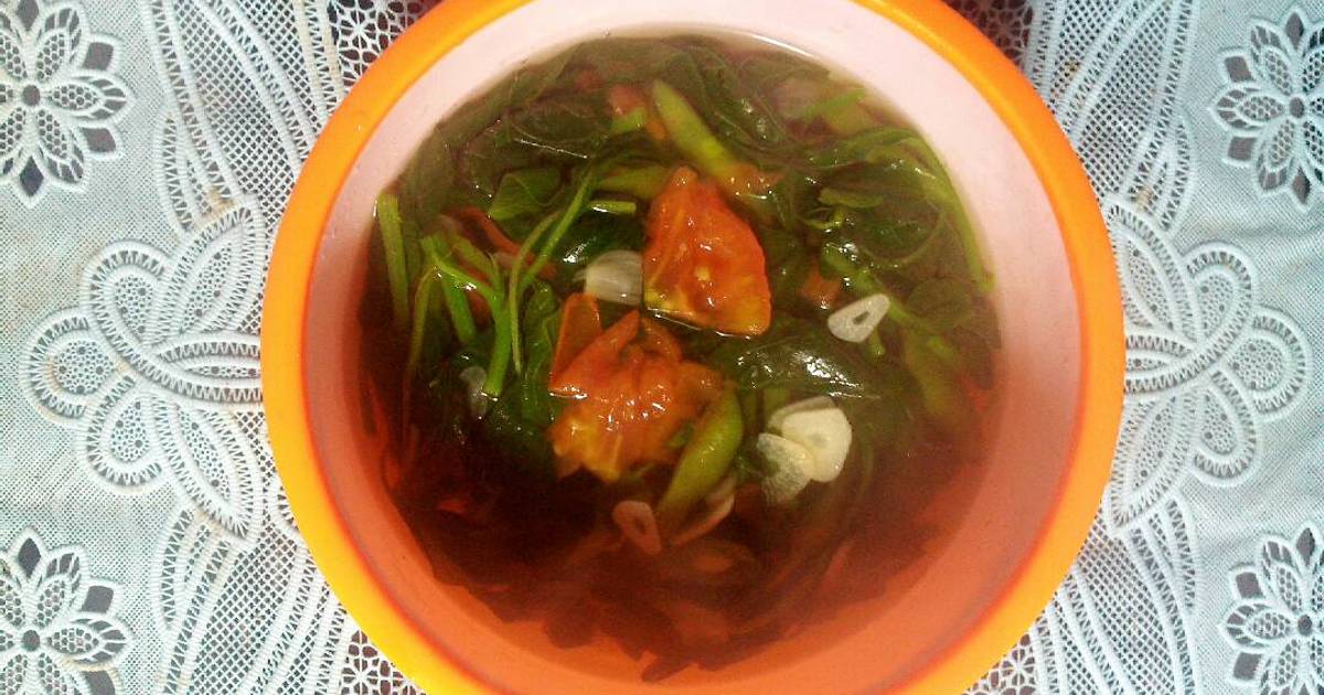 Resep Sayur Bayam Kuah Bening Oleh Desi Cookpad