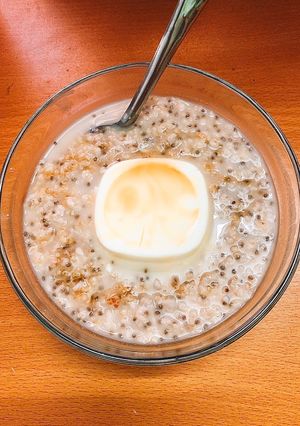 Hình của món Yến mạch mix.