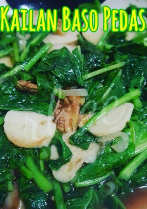 Foto resep Tumis Kailan Baso Pedas