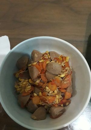 Foto resep Tumis campur (wortel+kedelai+bakso)