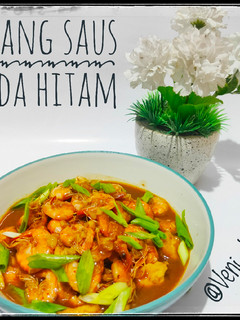 Foto resep Udang Saus Lada Hitam