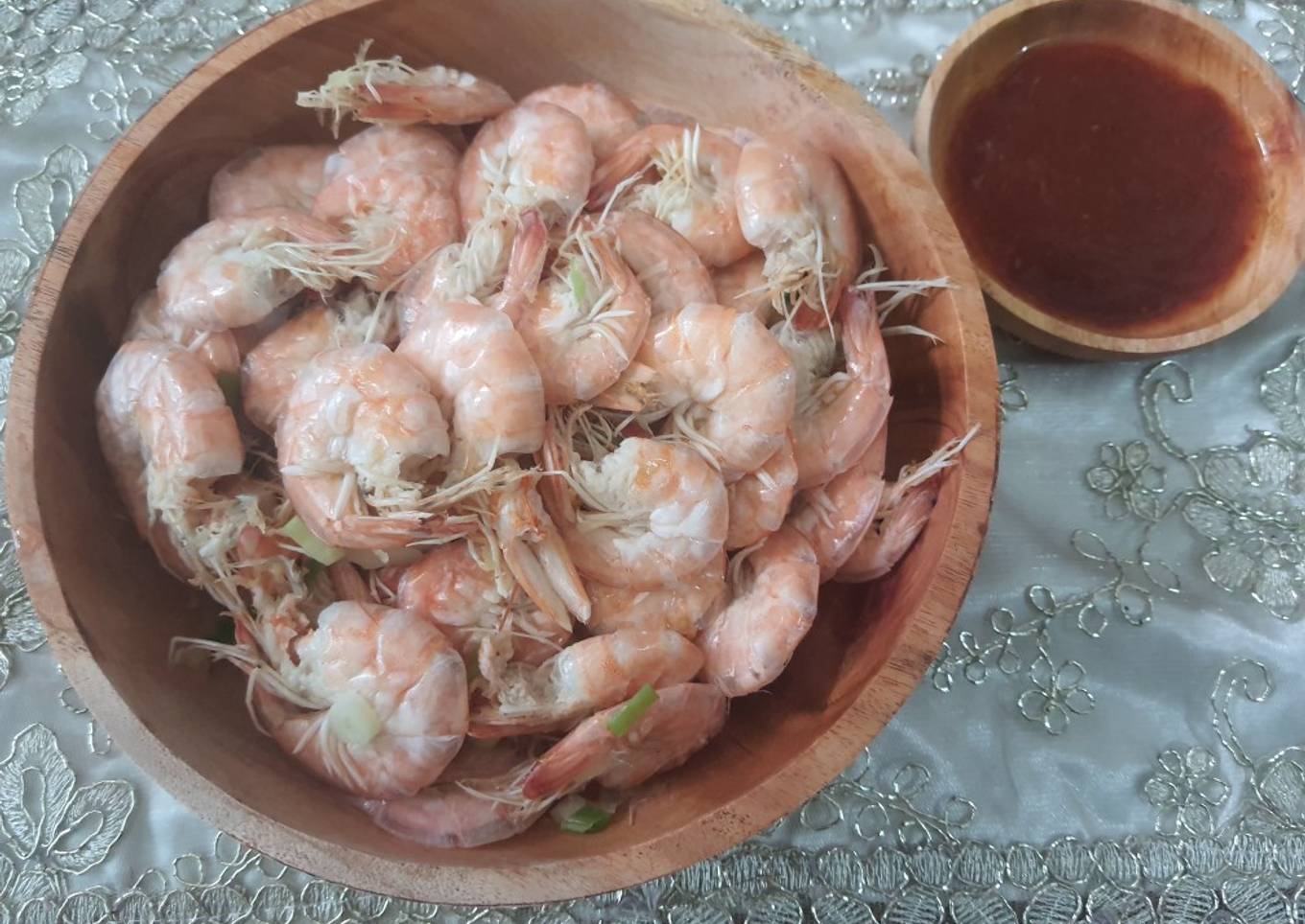 Udang Rebus ala Resto