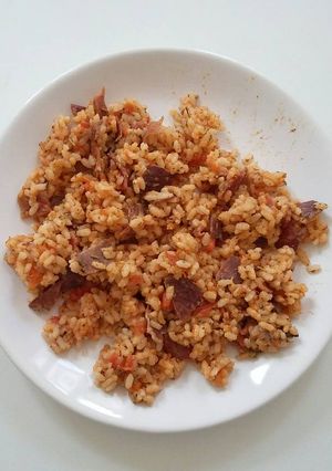 Une photo de Riz à la tomate