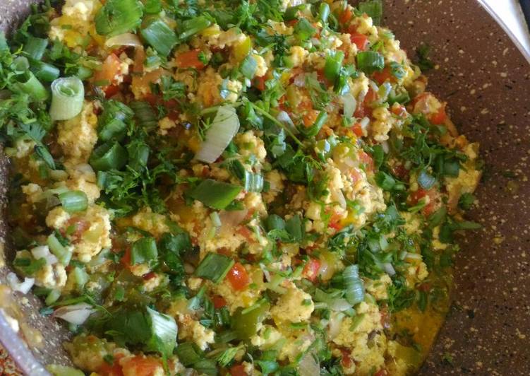 Simple Way to Make Perfect Colourful Paneer Bhurji