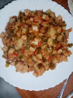 صورة لوصفة شكشوكة بدون لحم