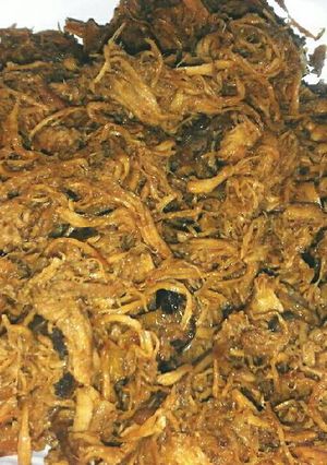 Foto resep 🍁terik ayam model abon 🍁