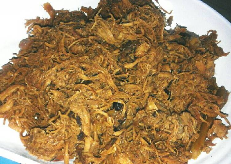 🍁terik ayam model abon 🍁