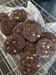 Foto resep Double chocolate chip cookies