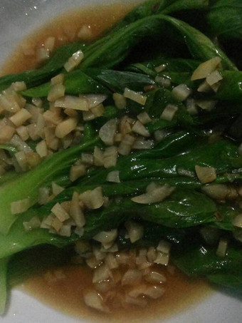 Bagaimana Menyiapkan Pokcoy tumis bawang putih Murah