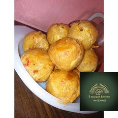 A picture of Yam balls 💕.