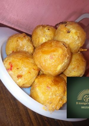 A picture of Yam balls 💕.