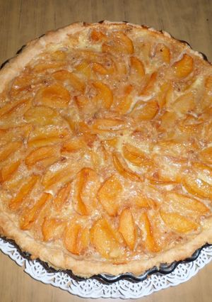 Una foto de Pastel de ciruelas amarillas