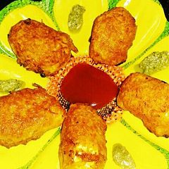 A picture of Paneer pops.