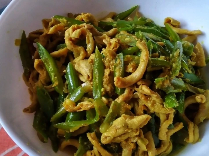 Cara Mudah Membikin Resep Tumis Buncis Usus Ayam Bumbu Kuning yang Bikin Ngiler Anti Ribet, Bikin Ngiler