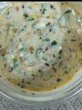 Fried Veg Raita