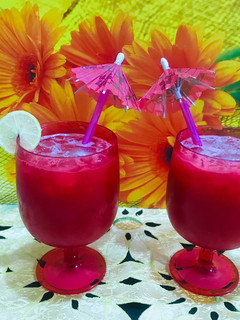 A picture of Water melon juice.