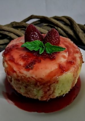 Una foto de New York cheesecake