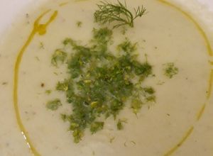 Foto principal de Crema de hinojo y puerro (Apta para personas con diabetes)