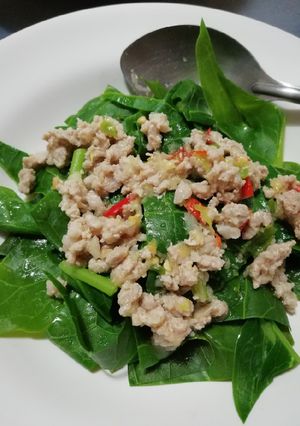 รูปของ ยำคะน้าบ้าน keto